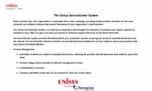 Servicecenterweb.unisys.com thumbnail
