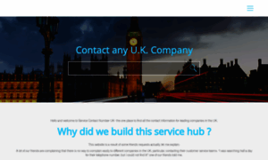 Servicecontactnumber.co.uk thumbnail
