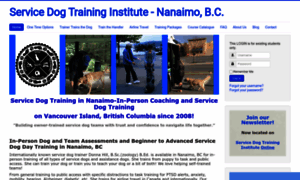 Servicedogtraininginstitute.ca thumbnail