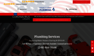 Servicegiantplumbing.com thumbnail