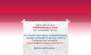 Servicejeux.cheriefm.fr thumbnail