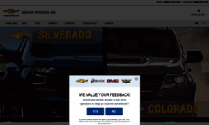 Servicemotorchevrolet.com thumbnail