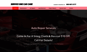 Serviceonecarcare.com thumbnail