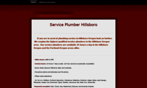 Serviceplumberhillsboro.weebly.com thumbnail