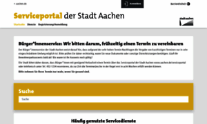 Serviceportal.aachen.de thumbnail