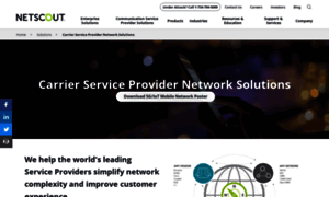 Serviceprovider.netscout.com thumbnail