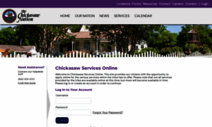 Services.chickasaw.net thumbnail