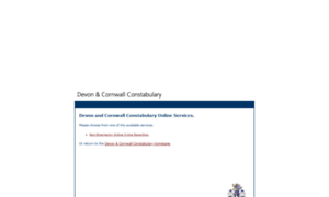 Services.devon-cornwall.police.uk thumbnail