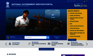 Services.india.gov.in thumbnail