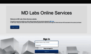 Services.mdlabsonline.com thumbnail