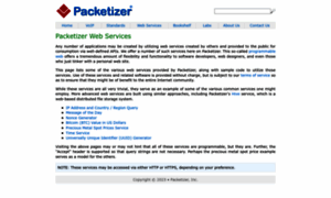 Services.packetizer.com thumbnail