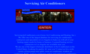 Servicingairconditioners.com thumbnail