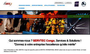 Servtec-congo.com thumbnail