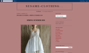 Sesame-clothing.blogspot.com thumbnail