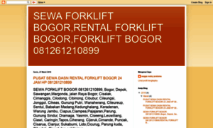 Sewaforkliftbogor081261210899scu19997.blogspot.co.id thumbnail