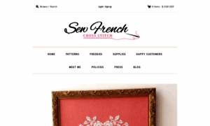 Sewfrenchcrossstitch.com thumbnail