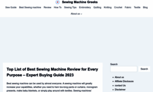 Sewingmachinegreeks.com thumbnail