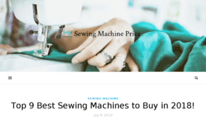 Sewingmachineprice.in thumbnail