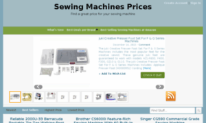 Sewingmachinesprices.com thumbnail