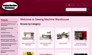 Sewingmachinewarehouse.com.au thumbnail