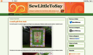 Sewlittletosay.blogspot.com thumbnail