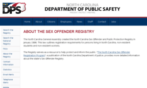 Sexoffender.ncdoj.gov thumbnail