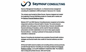 Seymourconsulting.ca thumbnail