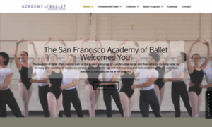 Sfacademyofballet.com thumbnail