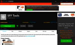 Sfftools.sourceforge.net thumbnail