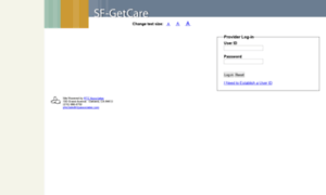 Sfgetcare.com thumbnail