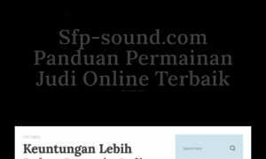 Sfp-sound.com thumbnail