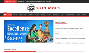 Sgclassesindia.com thumbnail