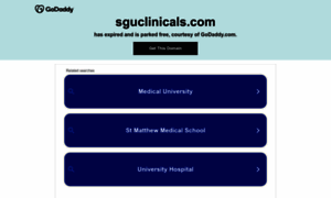 Sguclinicals.com thumbnail