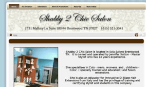 Shabby2chicsalon.com thumbnail