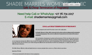 Shadiemarries-womens-clinic.webs.com thumbnail
