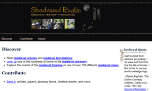 Shadowedrealm.com thumbnail
