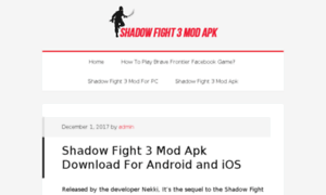 Shadowfight3modapk.com thumbnail