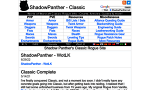 Shadowpanther.net thumbnail