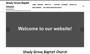Shadygrovebaptist.net thumbnail
