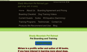 Shadymountainpetretreat.weebly.com thumbnail