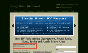 Shadyriverrvresort.com thumbnail