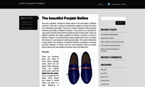 Shahipunjabifootwear.wordpress.com thumbnail
