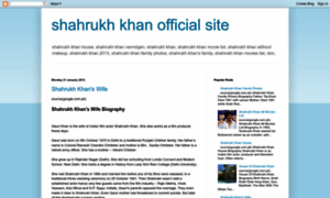 Shahrukhkhanofficialsite.blogspot.in thumbnail