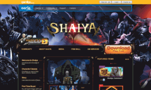 Shaiya.aeriagames.com thumbnail
