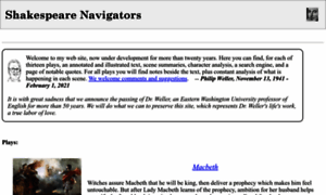 Shakespeare-navigators.com thumbnail