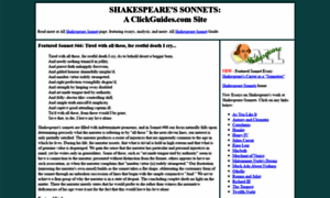 Shakespeare-sonnets.com thumbnail