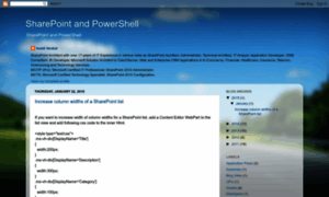 Sharepoint-powershell.blogspot.com thumbnail