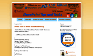 Sharepoint-solution-tricks.blogspot.com thumbnail