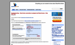 Sharepointalert.info thumbnail