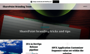 Sharepointbrandingteam.wordpress.com thumbnail